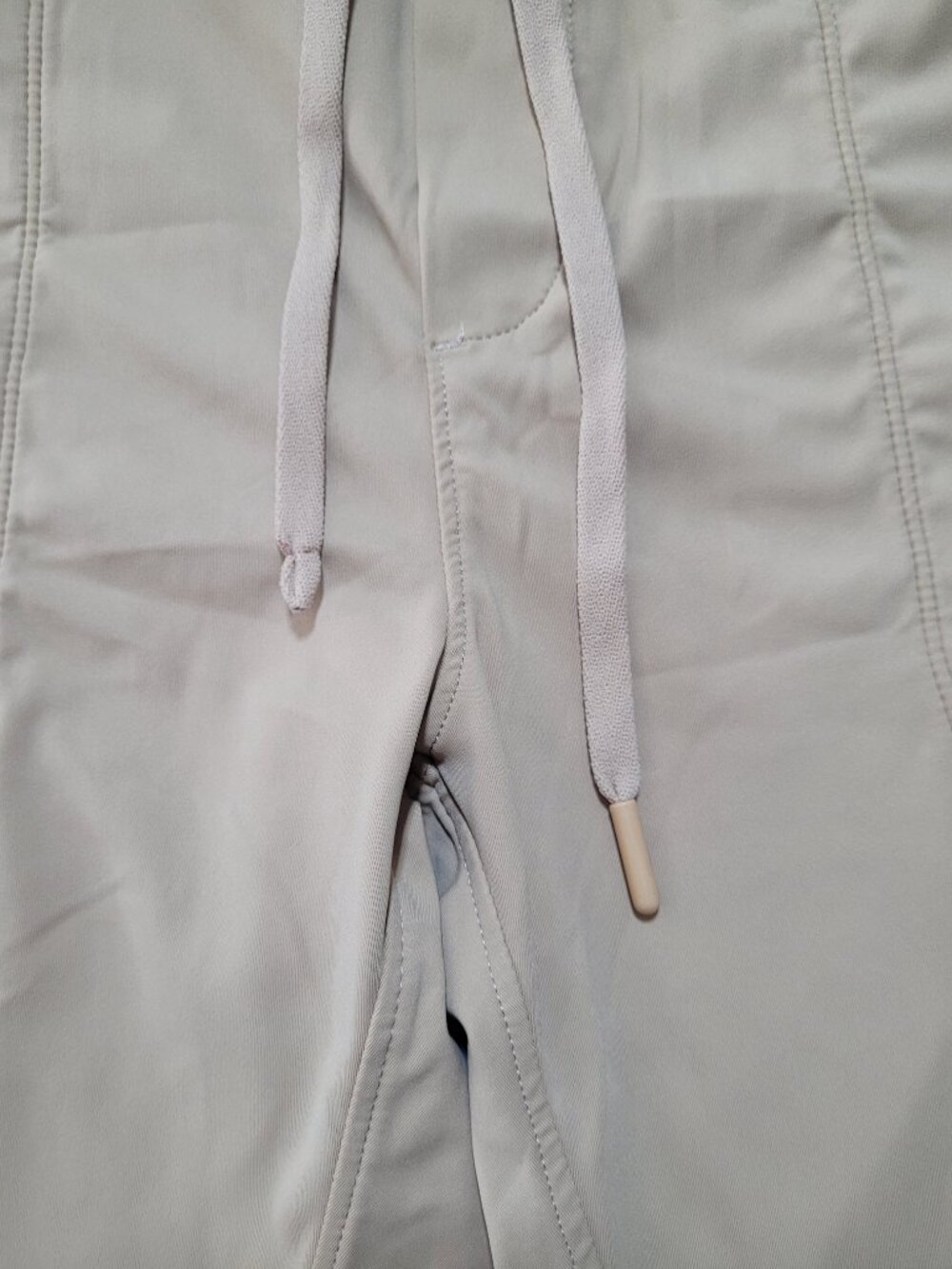 Gradual High Waisted Jogger Pants Tan Khaki Pockets Womens Small Athleisure - Picture 4 of 10